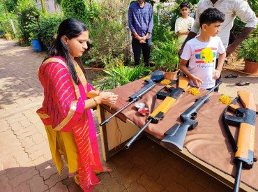 TROOP NO 021 SMT INDUMATIBEN P OZA HIGH SCHOOL PALI KARAMBELI